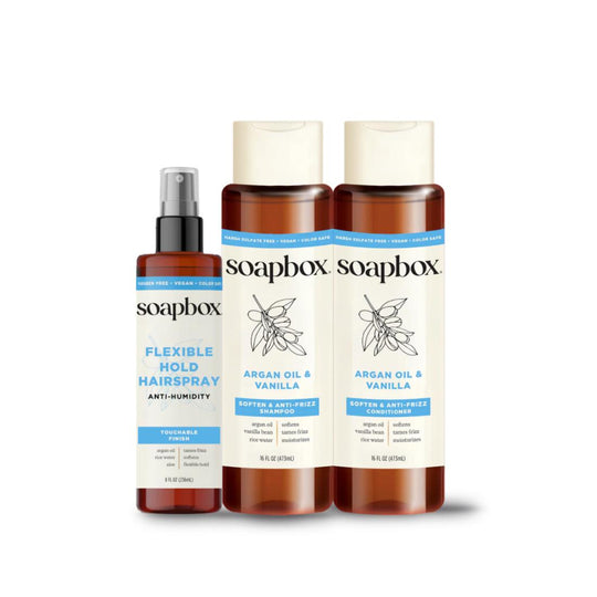 Argan Oil & Vanilla Anti-Frizz Essentials banner